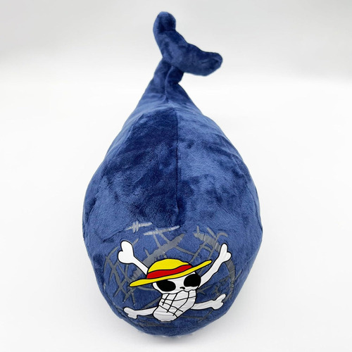 Anime Pirata Ballena Azul Peluche Juguete Regalo 25cm