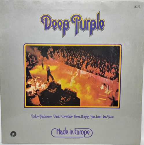 Deep Purple  Made In Europe Lp 1976 + Gatefold