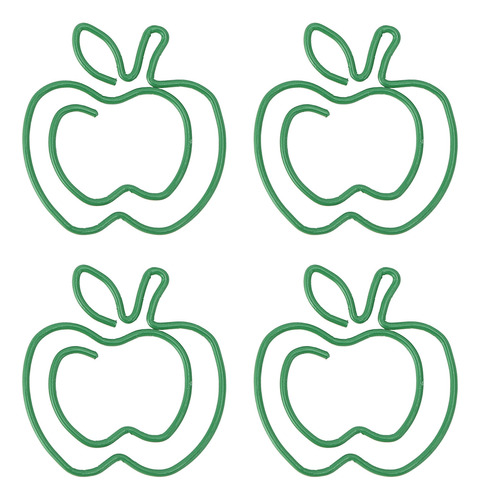 Clip Decorativo Para Papel, 100 Unidades, Con Forma De Fruta