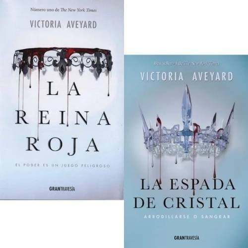 Reina Roja + Espada De Cristal (2 Libros) - Victoria Aveyard