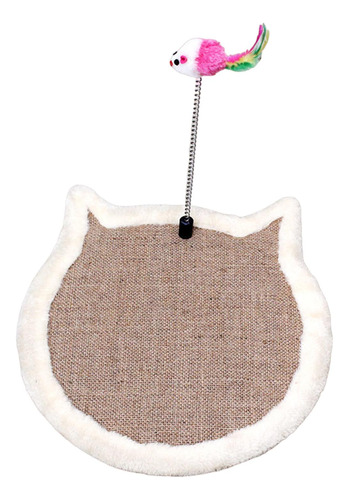 Almohadilla Rascadora De Sisal Para Gatos, Cabeza De Gato