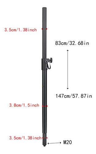 Accesorios De Soporte Para Poste De Altavoz Barra Para