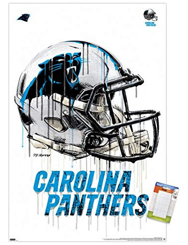 Trends International Nfl Carolina Panthers - Drip Helmet 20