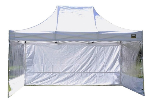 Carpa Gazebo Plegable 3h En Aluminio 3x4,5 Mts Con 3 Paredes