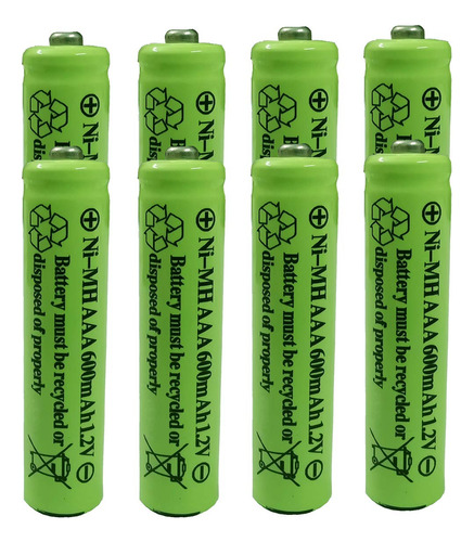 Gsuiveer Ni-mh Aaa 600mah 1.2v Bateria Recargable Para Luces