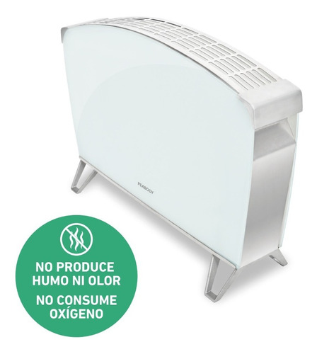 Imagen 3 de 8 de Vitroconvector Peabody Doble Vidrio 1500w Blanco Pe-bvc15 Ct
