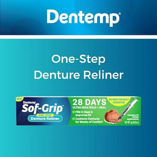 Dentemp Sof-grip 1-step Cuidado Protesico - 5g (1 Paquete)
