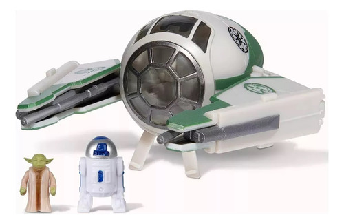 Star Wars Pack Yoda Tie Starfighter Galaxy Squadron 2 Naves Colores