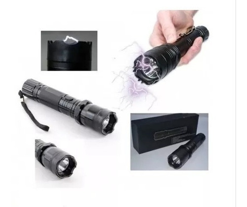 Picana Linterna Led Recargable Para Defensa Disuasiva