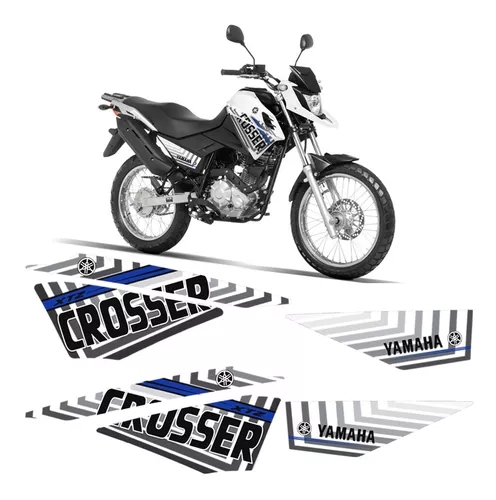 Kit Adesivos Tanque Moto Yamaha Crosser Xtz 150 2014/2021 - Sportinox  Adesivos Automotivos