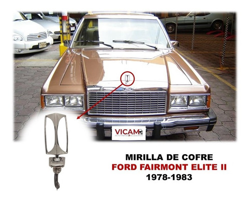 Emblema Para Cofre Ford Fairmont Elite Ii 1978-1983