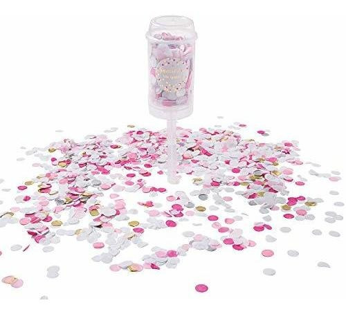 Pink Wedding Send Off Confetti Popper - Decoración De Fiesta