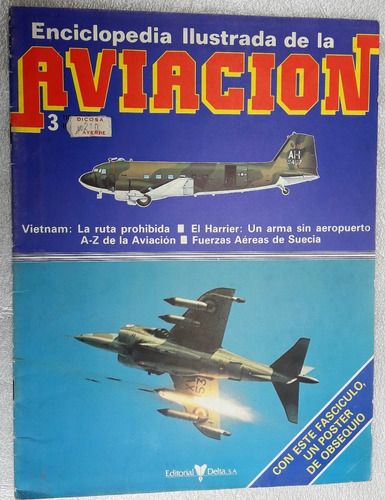 Enciclopedia Ilustrada De La Aviación Fascículo 3 Sin Poster