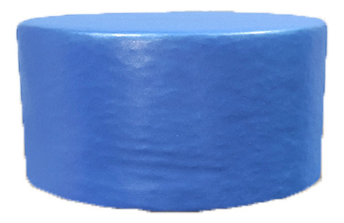 Bolo Fake Isopor Encapado Eva Azul Royal 20x10 Cm 1 Base