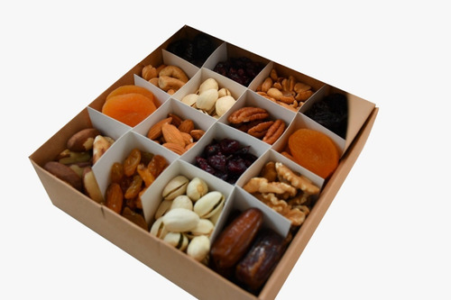 Imagen 2 de 2 de Cajas Regalo De Frutos Secos Personalizadas (almendra, Nuez)