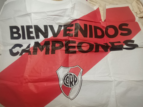 Gallardo-afiche-poster River Bienvenidos Campeones-cuadro