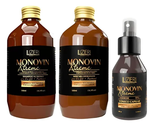 comprar Kit Shampoo Máscara Tônico Anti Frizz Anti Queda Crescimento