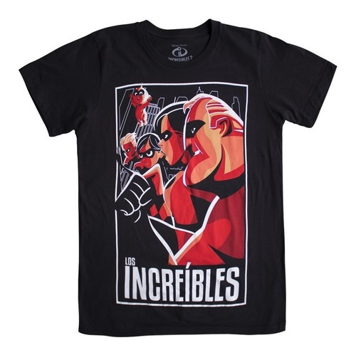 Playera Mascara De Latex Los Increibles Poster Hombre