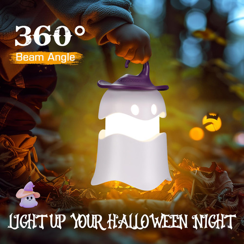 Luces Fantasma Colgantes De Halloween 6pz Linterna Plegable