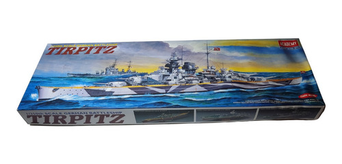 Imagem 1 de 3 de Plastimodelismo Kit Academy Couraçado Alemão Tirpitz 1/350
