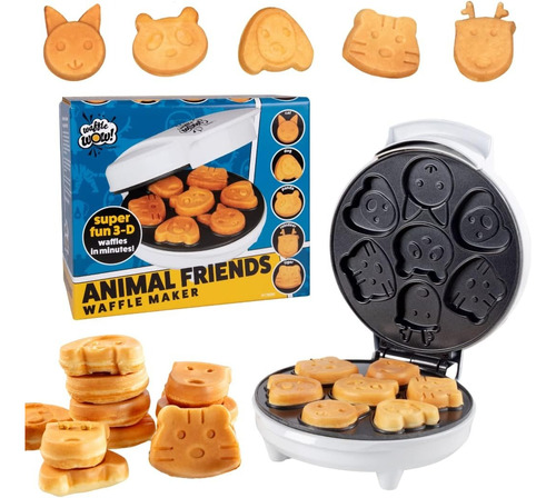 Maquina Para Hot Cakes Mini Wafflera Figura Forma Animalitos