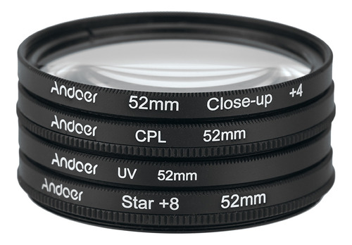 Lente Sony Camera Circular Nikon, Bolsa Para Filtro De 8 Pun