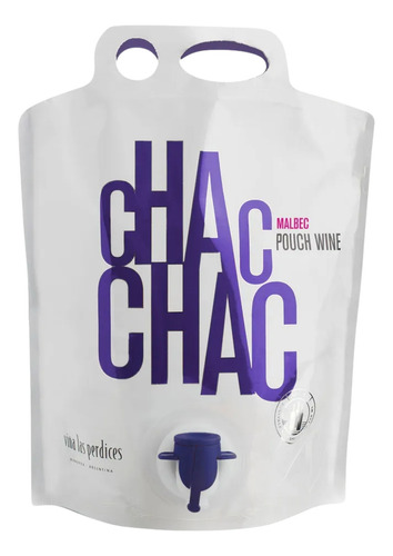 Vino Chac Chac Bag In Box Malbec X 2.25lts Caja X4