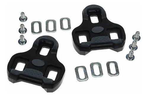 Taco Pedal Speed Look Keo Com Grip Preto Fixo 0º Bike Speed