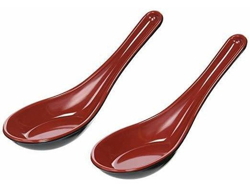 Hsms-2mrb Felices De Venta Asiático Rojo / Negro De Cucharas