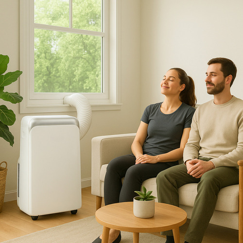 Aire Acondicionado Portatil Seasons 3 En 1 Frio 13500 Btu Color Blanco