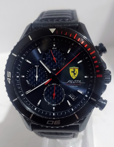 Auténtico Reloj Ferrari Pilota Evo Chronograph No Bulova