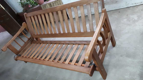 Imagen 2 de 2 de Futon Algarrobo Con Colchon
