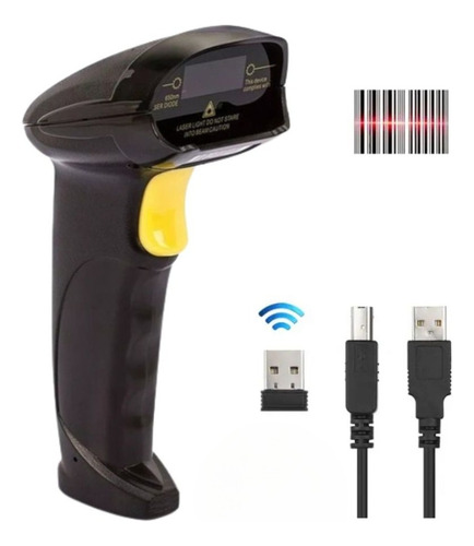 Lector Codigo De Barras Inalambrico Usb Recargable Seisa