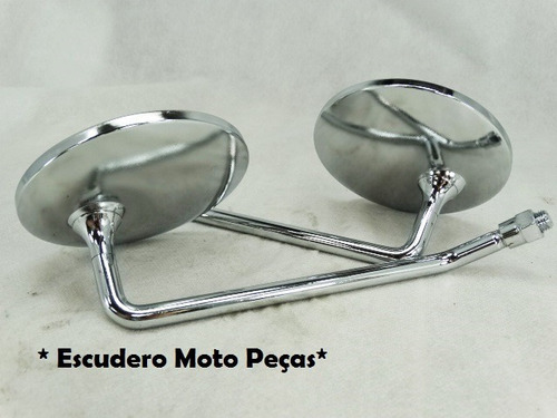 Par De Retrovisor Honda  Cg 125 Ano 77 Á 82  Marca X Motos