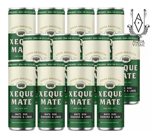 Bebida Mista Xeque Mate Draft Rum - Pack C/12 310ml Latas