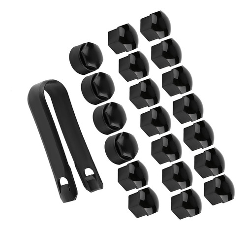 Tapas Protectoras Negras Para Coche, 20 Unidades, Rueda De T
