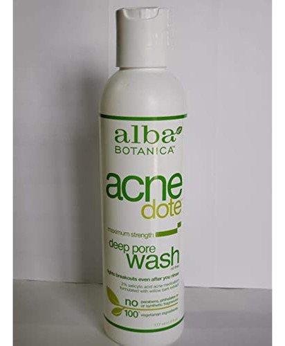 Alba Botanica Natural Acnedote Deep Pore Wash, 6 Onzas. (paq