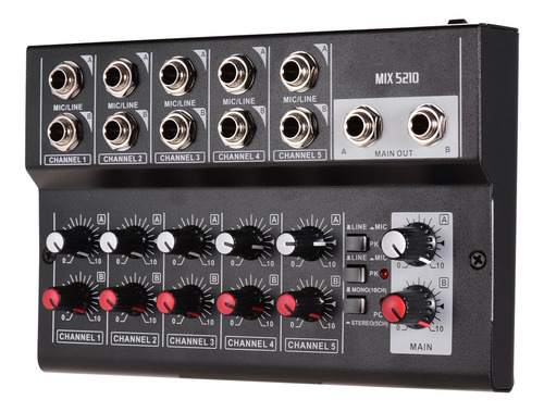 Consola De Mezclas De 10 Canales Mezclador De Audio