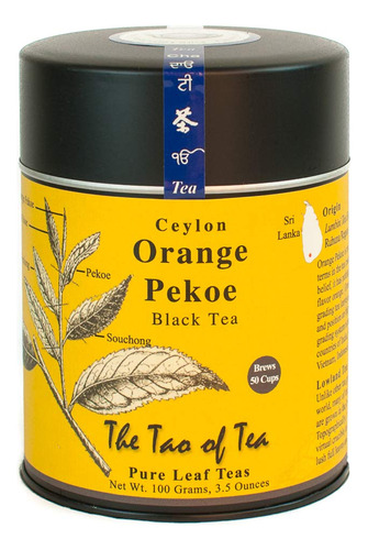 The Tao Of Tea Ceylon Orange Pekoe, Té Suelto De Sri Lanka.