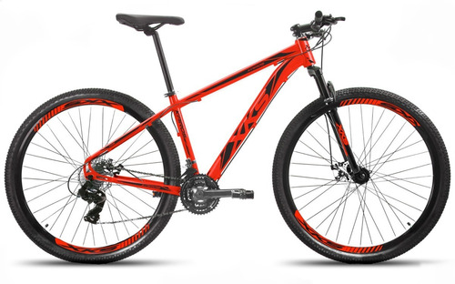 Bicicleta Aro 29 Xks 27 Marchas Freio A Disco Hidráulico Cor Preto/Vermelho Tamanho do quadro 15