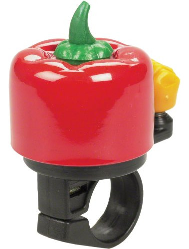 Bocina, Timbre De Bicicle Cycle Plus Red Bell Pepper Mini Ti