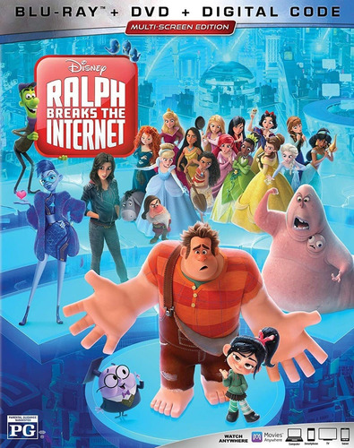 Blu Ray Ralph Breaks The Internet Dvd Original Disney