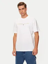 Comprar Polera Regular Fit Con Logo Bordado Blanco Tommy Hilfiger