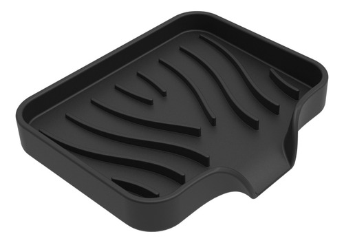 Soporte Para Jabonera Con Bandeja De Silicona Con Borde De D