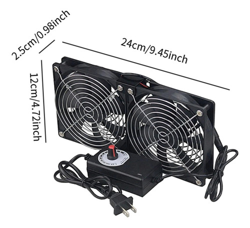 Ventilador De Caja Ventilador De Refrigeración Sin