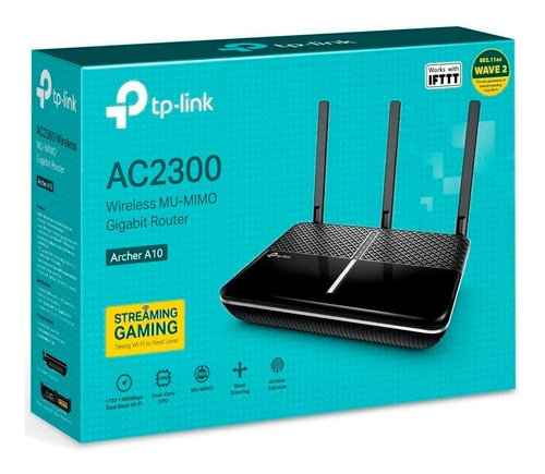 Archer A10 Wi-fi Gigabit De Doble Banda Ac2600 Mu-mimo Vpn