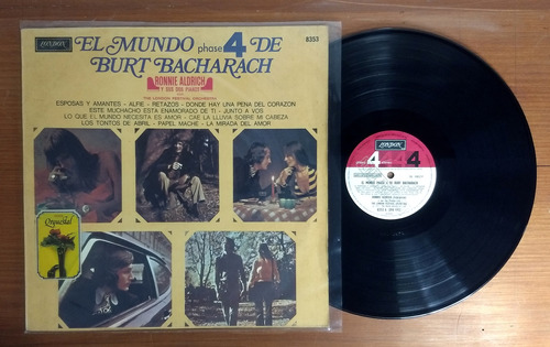 Burt Bacharach El Mundo Phase 4 1971 Disco Lp Vinilo