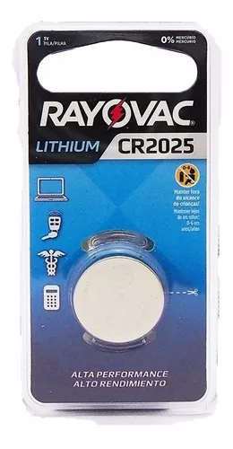 Pila Rayovac Lithium CR2025 3V