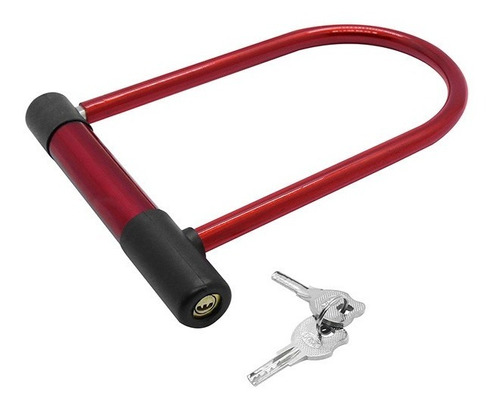 Trava U-lock Antifurto Western Tr-30 Cor Vermelho