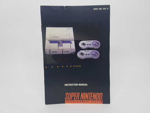 Apenas O Manual - Super Nintendo - Snes - Usa 3